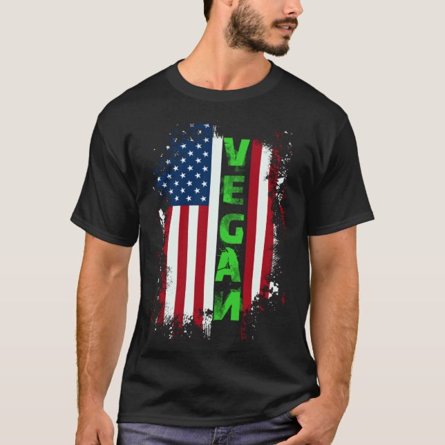 T-shirt Vegan Végétalien Végétarien Végétarien 2 (Devant)