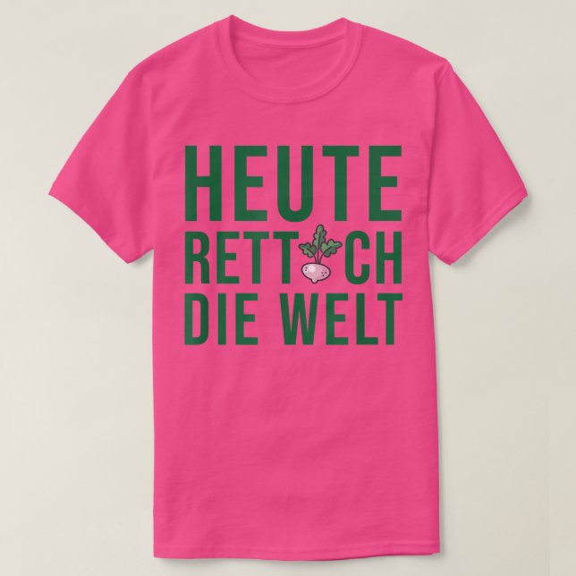 T-shirt Vegan Vegetarian Funny Saying Today (Design devant)