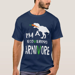 T-shirt Vegan végétarien Récupération Carnivore drôle