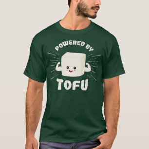 T-shirt Vegan Veggie Powered By Tofu Gift Idea Légumes
