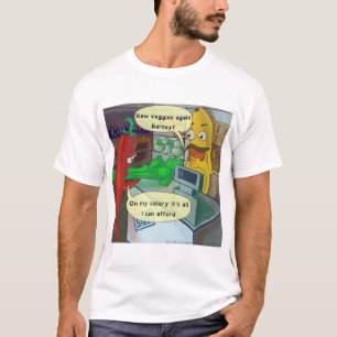 T-shirt Vegan Veggie Shopping Cartoon Tee par Rick London