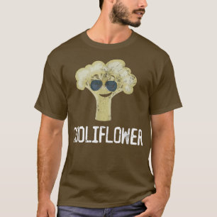 T-shirt Veganism Meme Kawaii Cauliflower Pun Funny Vegetar