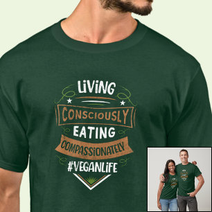 T-shirt Véganisme Conscience Alimentation Compatissante