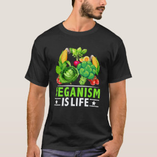 T-shirt Véganisme est la vie I végan