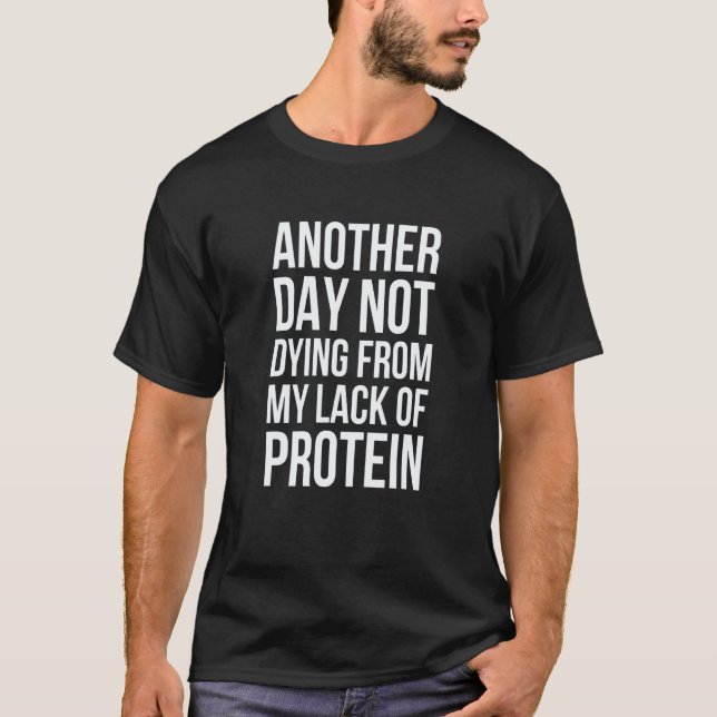 T-shirt Véganisme Ne Meurt Pas D'un Manque De Protéines -  (Devant)