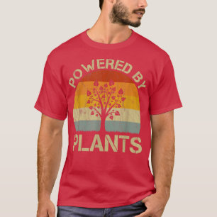 T-shirt Veganisme Végétarien Alimenté Par La Bodybuilding 