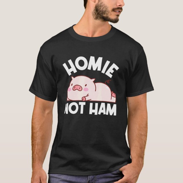 T-shirt Véganisme végétarien Cochon végétarien Régime alim (Devant)