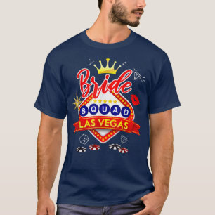 T-shirt Vegas Bride Squad 2022, Mariés à Vegas Bachelor