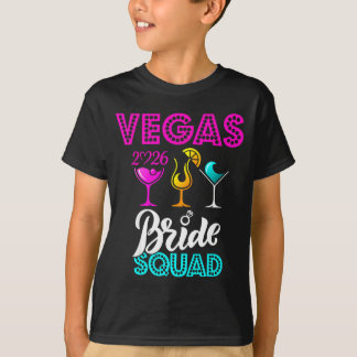 T-shirt Vegas Bride Squad 2026 Married in Vegas
