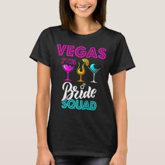 T-shirt Vegas Bride Squad 2026 Married in Vegas