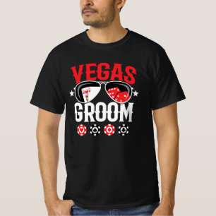 T-shirt Vegas Mariage - Groom - Vegas Bachelor Party Squad