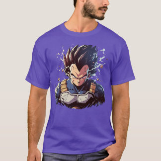 T-shirt vegeta style drôle