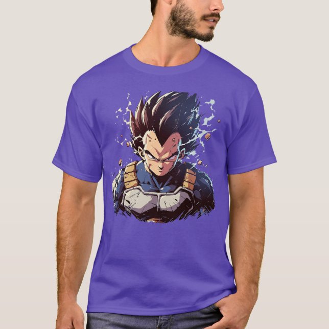 T-shirt vegeta style drôle (Devant)