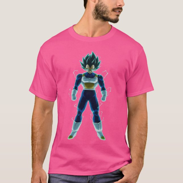 T-shirt Vegeta Super Saiyan family (Devant)