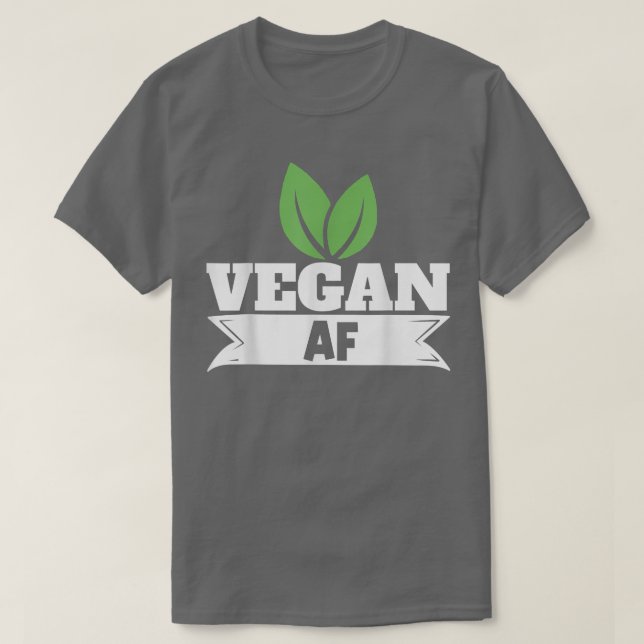 T-shirt Végétal AF Végétarien Plante (Design devant)
