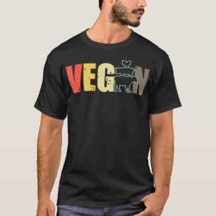 T-shirt Végétal Amoureux des animaux Végétarien Foodie Pou