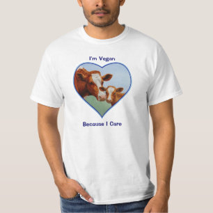 T-shirt Végétal de vache et de veau de Guernesey