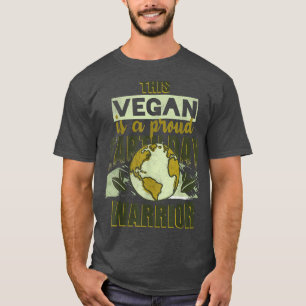 T-shirt Végétal Guerrier Vert Nature Climat Protéger l'heu