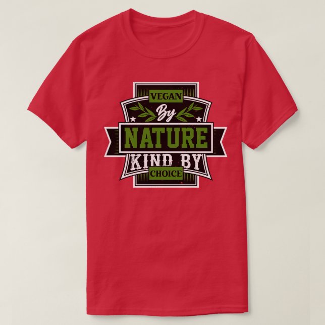 T-shirt Végétal Par Nature Un Peu Choix (Design devant)