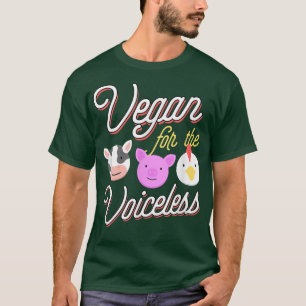 T-shirt Végétal Pour Animaux De Ferme Sans Voix Cow Cog Ch