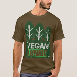 T-shirt Végétal végétarien Junkie végétarien à base de pro