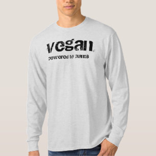 T-shirt Végétalien actionné par des plantes
