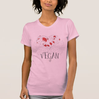 T-shirt Végétalien - coeur