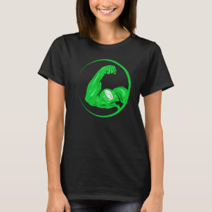T-shirt Végétalien Corps Vert et Sain de Végétalien