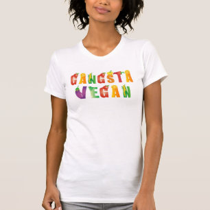 T-shirt Végétalien de Gangsta