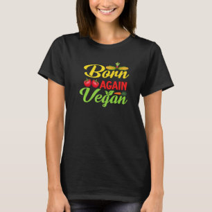 T-shirt Végétalien né de nouveau