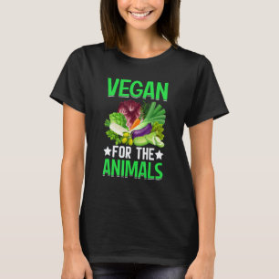T-shirt Végétalien pour les animaux je suis vegan