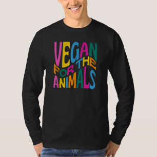 T-shirt Végétalien pour les animaux Vivre une vie sans cr