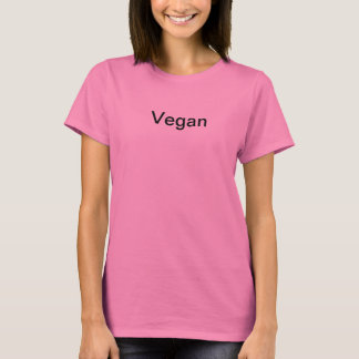 T-shirt Végétalien rose