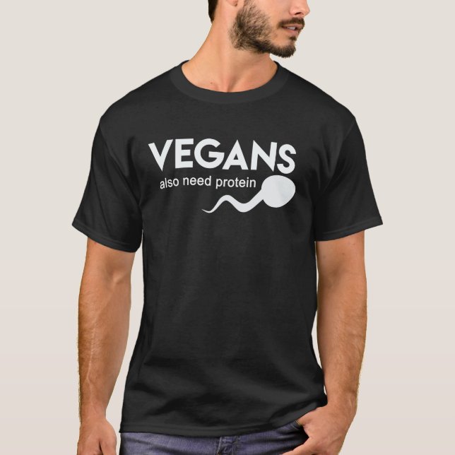 T-shirt Végétalien Végétalien Végétarien Végétarien 1 (Devant)