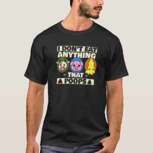 T-shirt Végétalien Végétarien Végétalisme Je ne mange rien