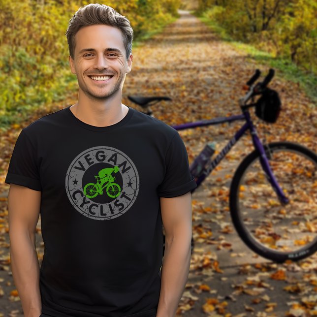 T-shirt Végétan Cycliste, Fitness (Créateur téléchargé)