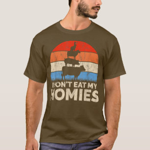 T-shirt Végétan Drôle Pour Les Femmes Je Ne Mange Pas Mes