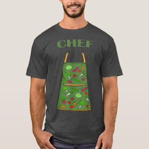 T-shirt Vegetarian Cuisinier Cuisinier Chefs Apron Chef