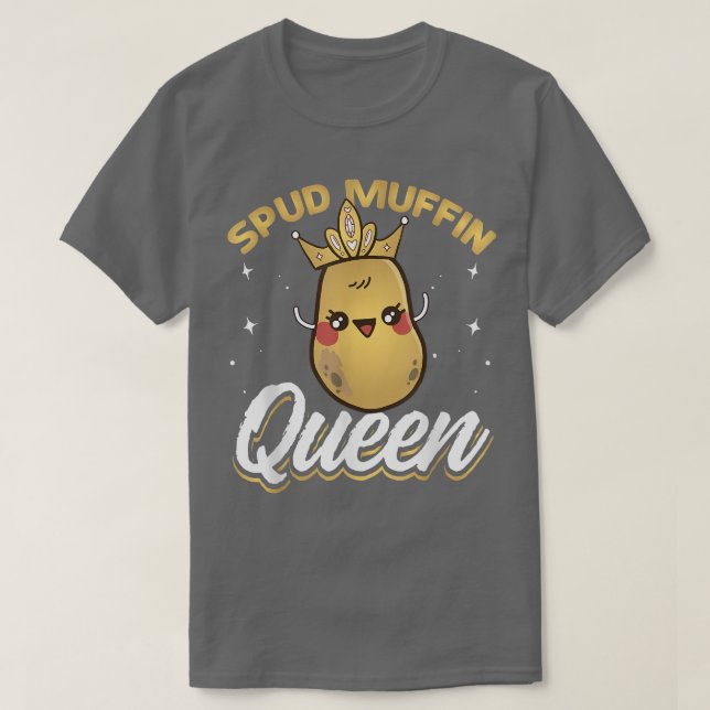 T-shirt Vegetarian Food Spud Muffin Vegan Recette Veggie T (Design devant)