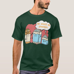 T-shirt Vegetarian Food Vegans Soy Milk Must Be Span
