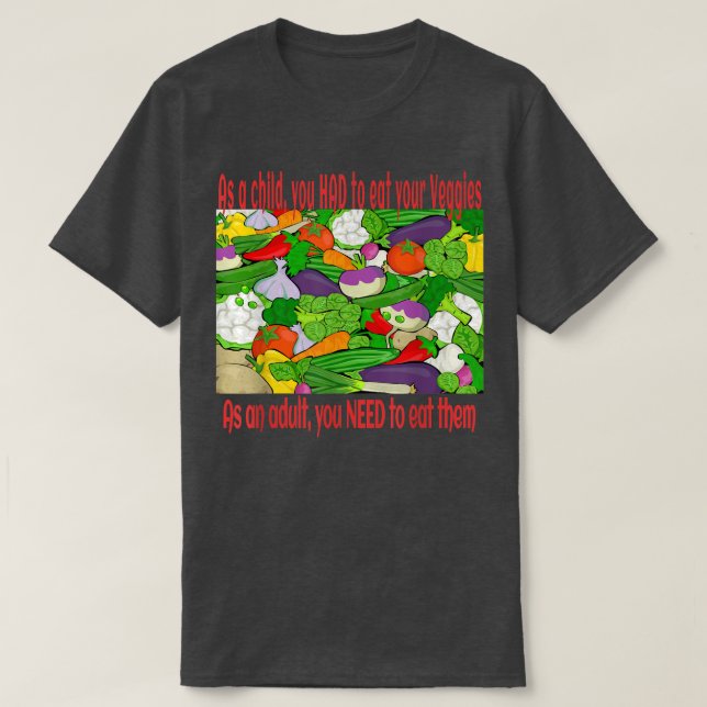 T-shirt Vegetarian Health (Design devant)