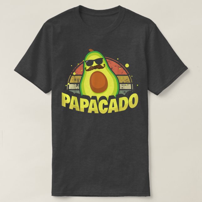 T-shirt Vegetarian Keto Diet végétarien Avocado Lover Papa (Design devant)