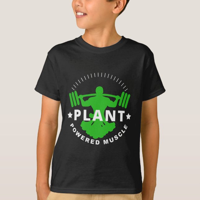 T-shirt Vegetarian Plante Broccoli Bodybuilding Ascenseur (Devant)