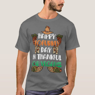 T-shirt Vegetarian Thanksgiving Vegan Plant Tofu Lover 