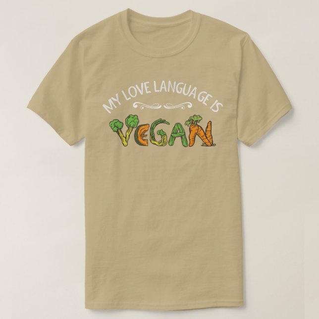 T-shirt Vegetarian Vegetables  (Design devant)