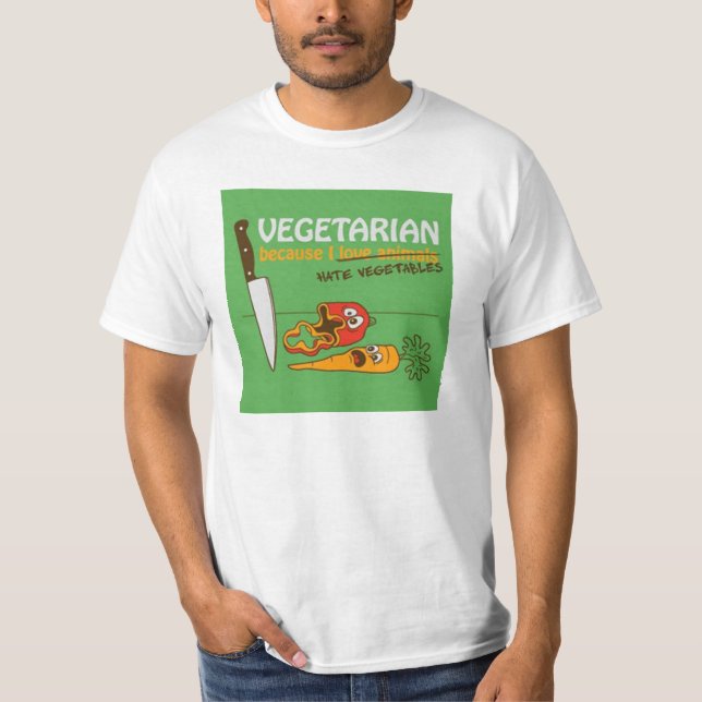 T-shirt Végétarien…. (Devant)