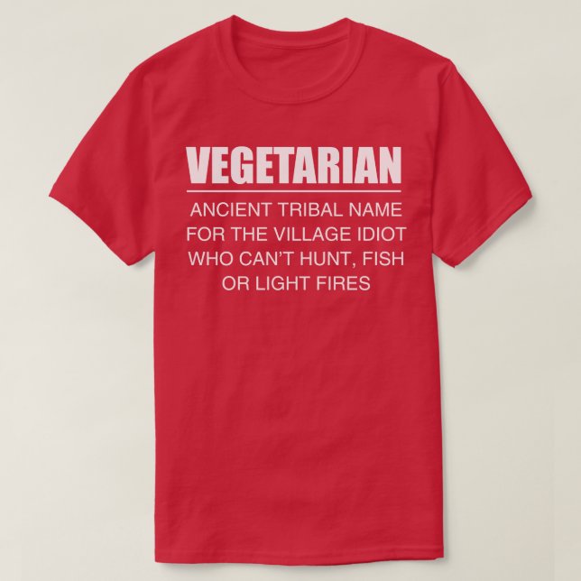 T-shirt Végétarien (Design devant)
