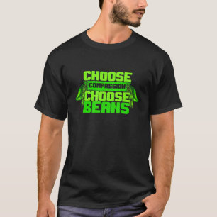 T-shirt Végétarien Choisissez la compassion Choisissez les