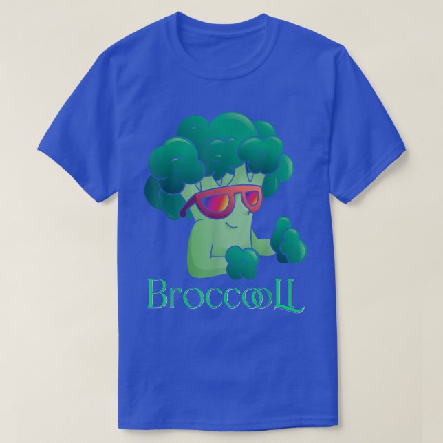 T-shirt Végétarien Cool Brocoli (Design devant)