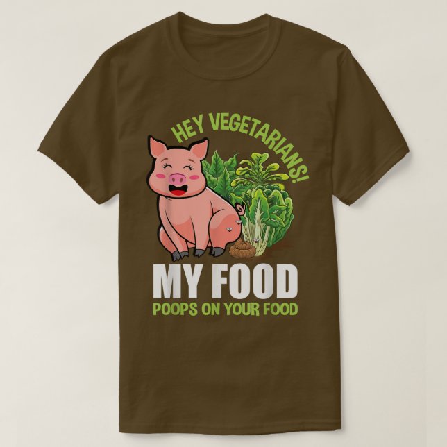 T-shirt Végétarien Dit Veggie Plante Veggie Hommes Vegan (Design devant)